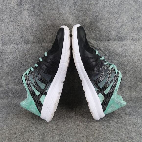 Fila Shoes Womens 7 Athletic Trainers Running Active Lace Up Comfort Black Blue - Picture 9 of 13